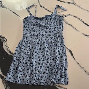 Floral Blue Women's Top